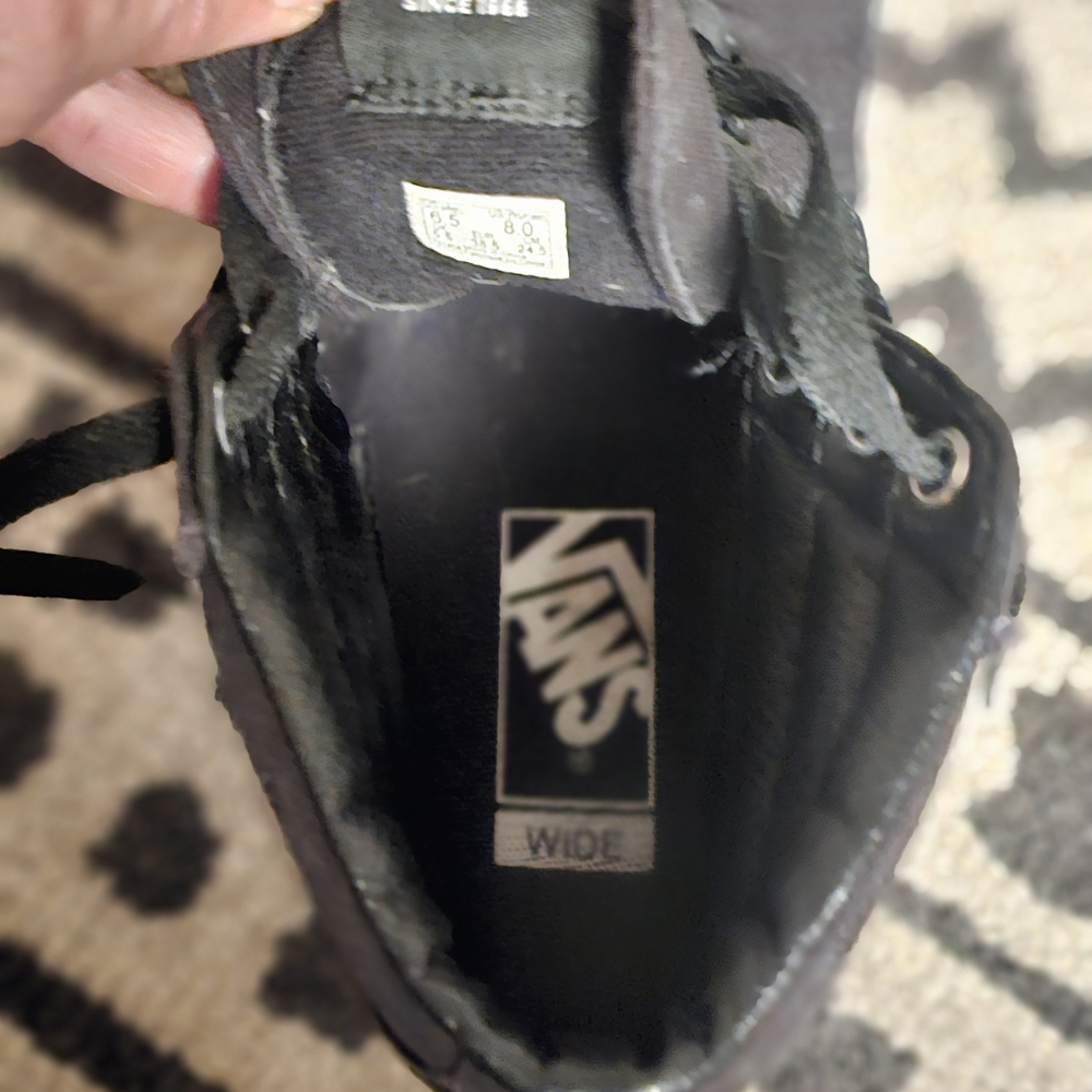 Vans Black High-Top Men's Sneakers - Picture 10 of 16